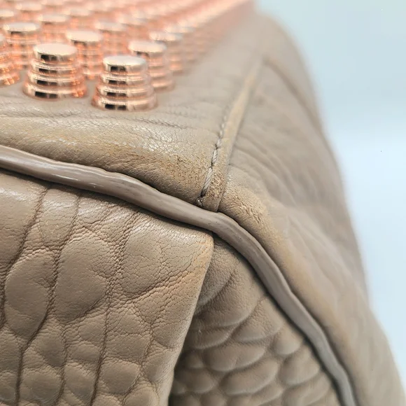 Alexander Wang Rocco Textured Leather Studded Satchel - Picture 14 of 16